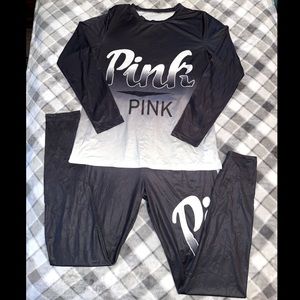 Gray Matching Tracksuit Outfit